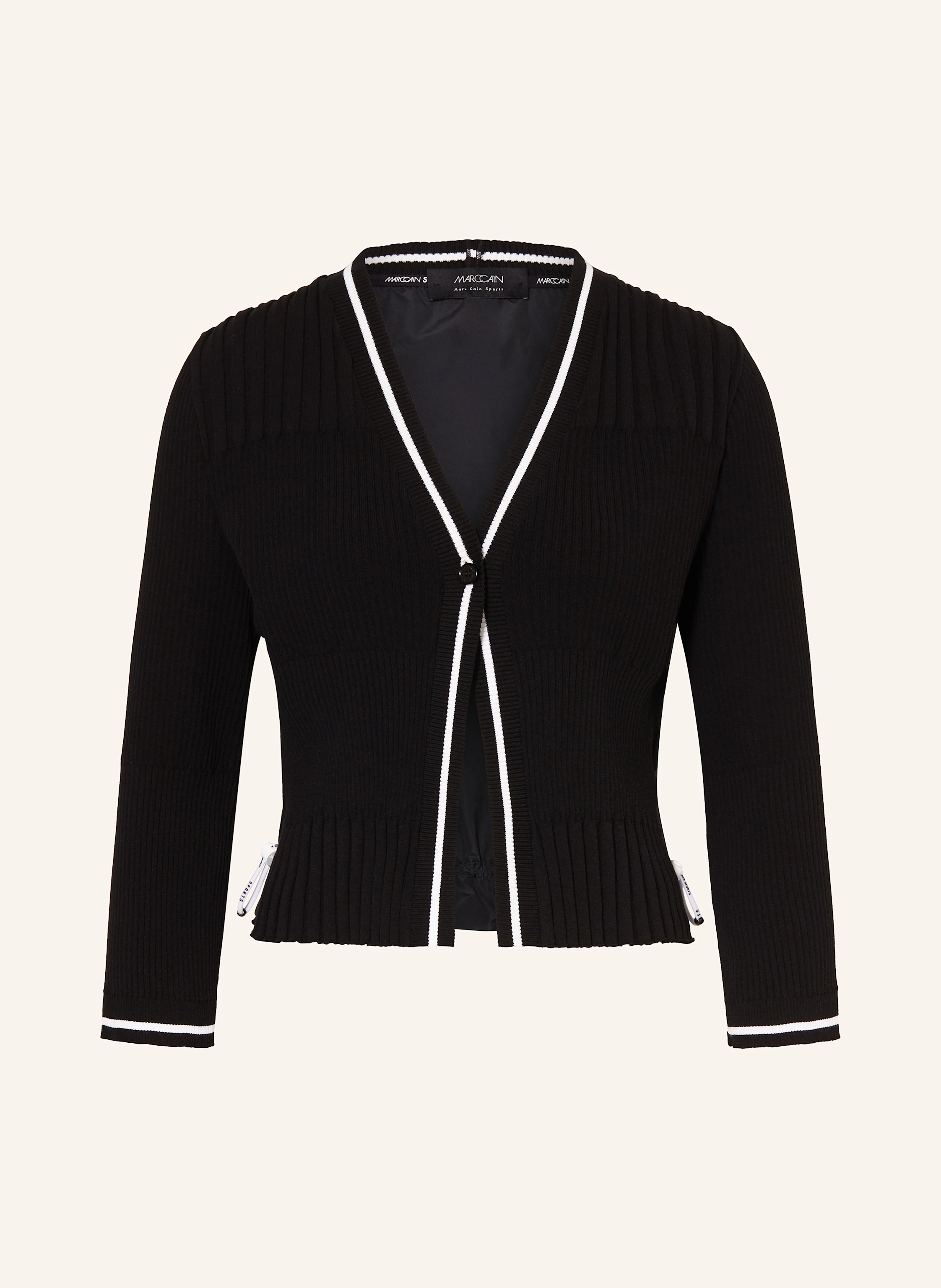 MARC CAIN Strickjacke im Materialmix