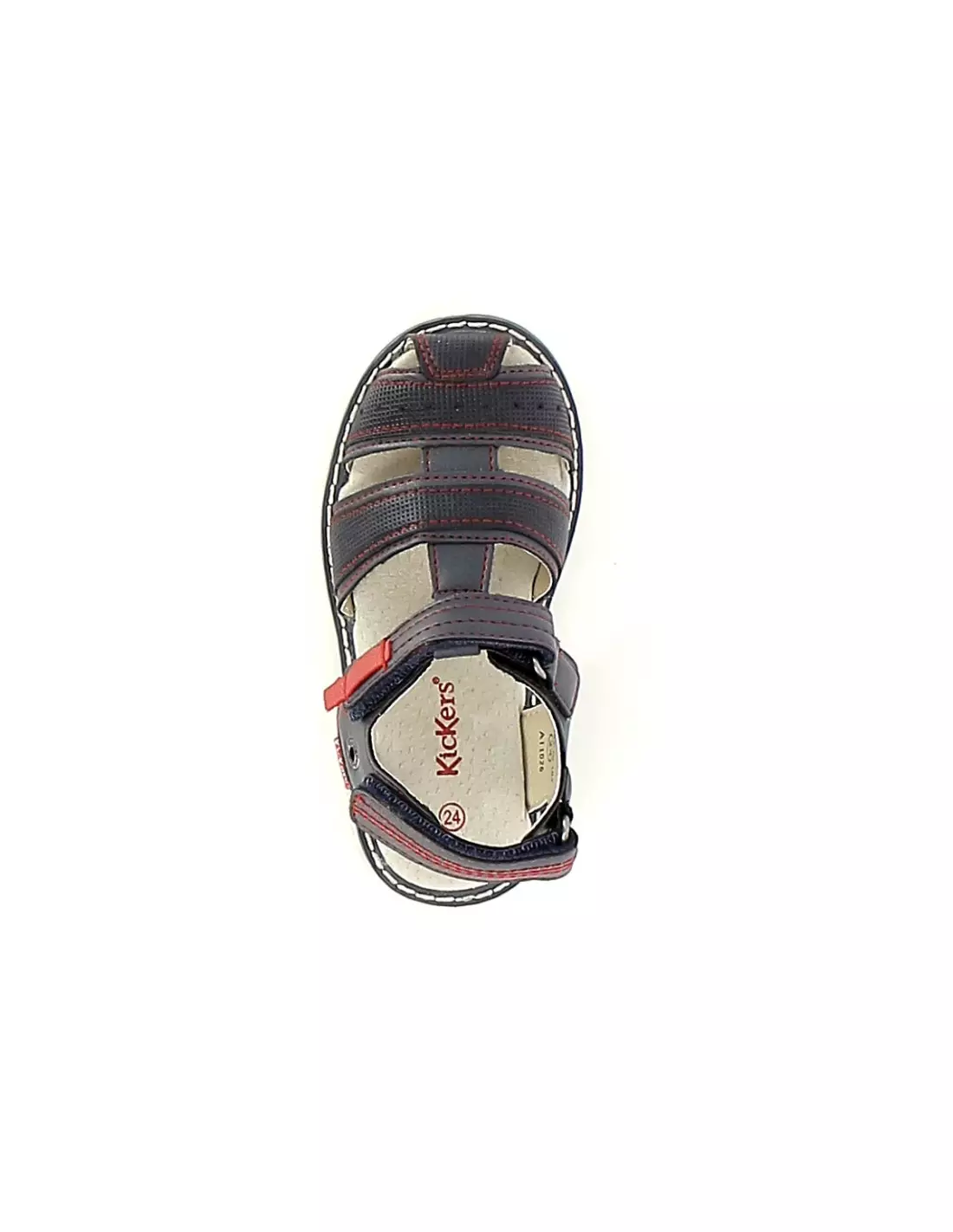 KICKERS PEPSTER - Sandales & nu-pieds Marinerouge