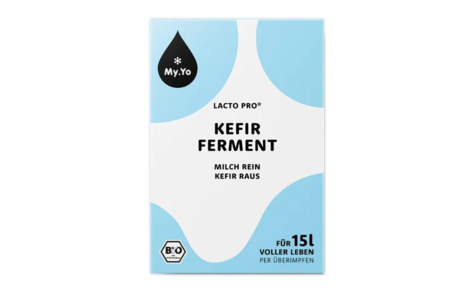 Bio Kefir Ferment probiotisch 3 x 5 gHochkonzentrierte Fermente zur Herstellung von Kefir