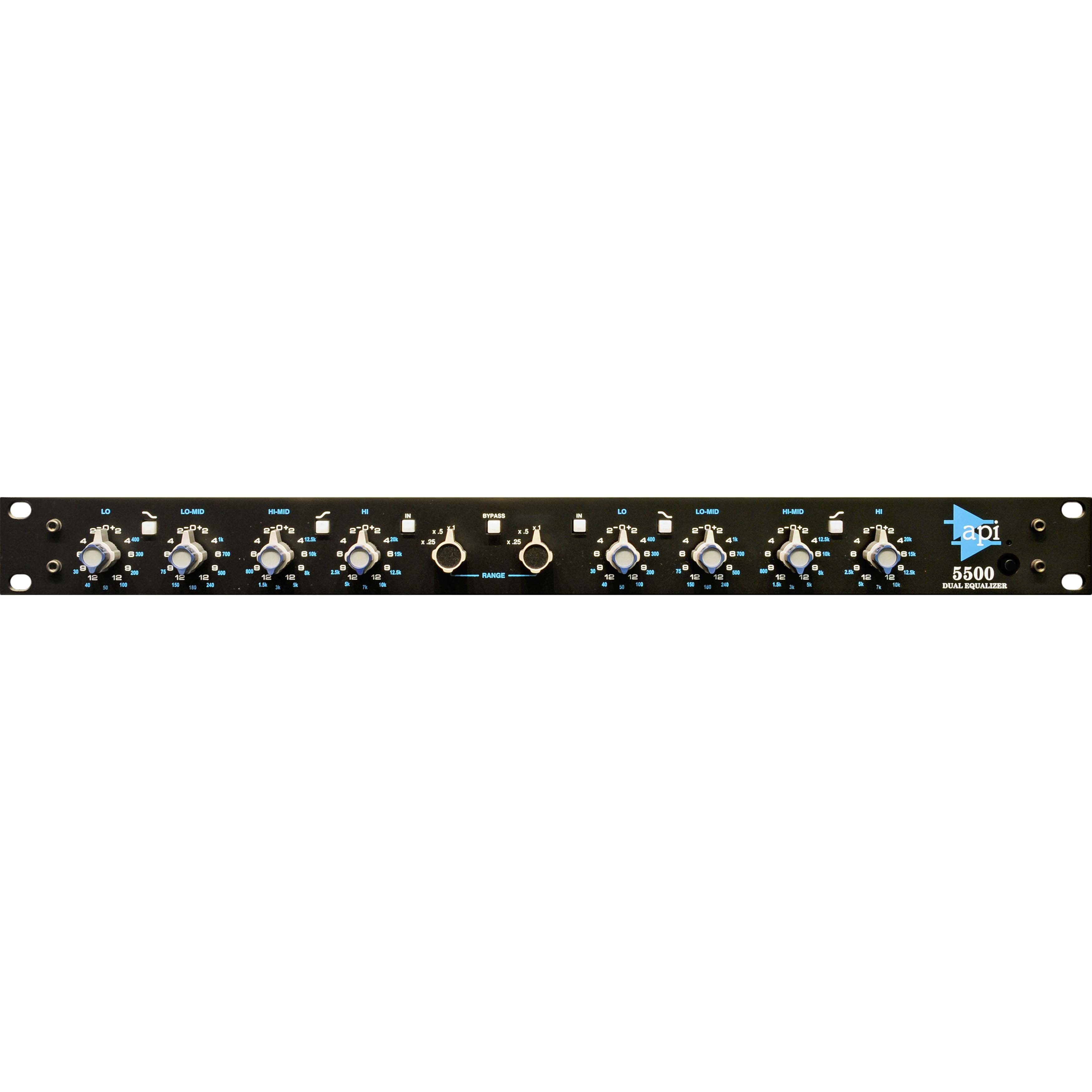 API Audio 5500 2x 4-bands equalizer 19