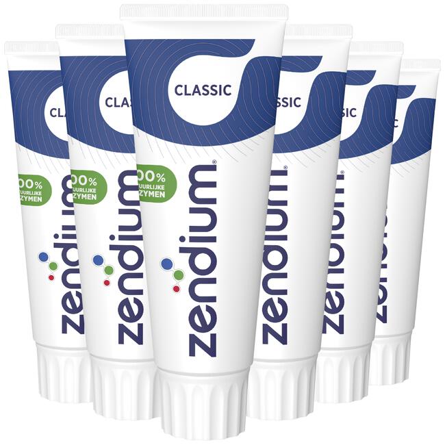 ZendiumClassic Tandpasta 75 ML 6 stuks