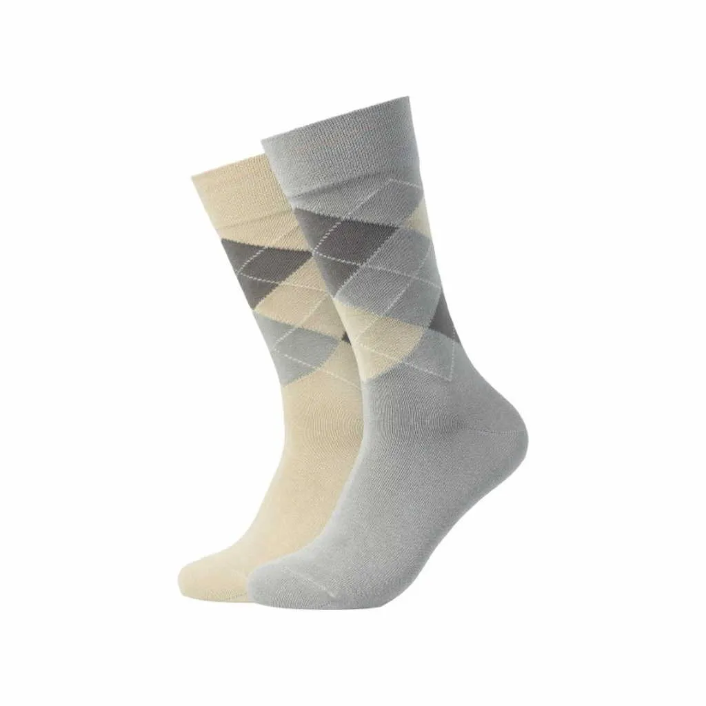 CAMANO Freizeitsocken Hellgrau Textil  2-ER Pack