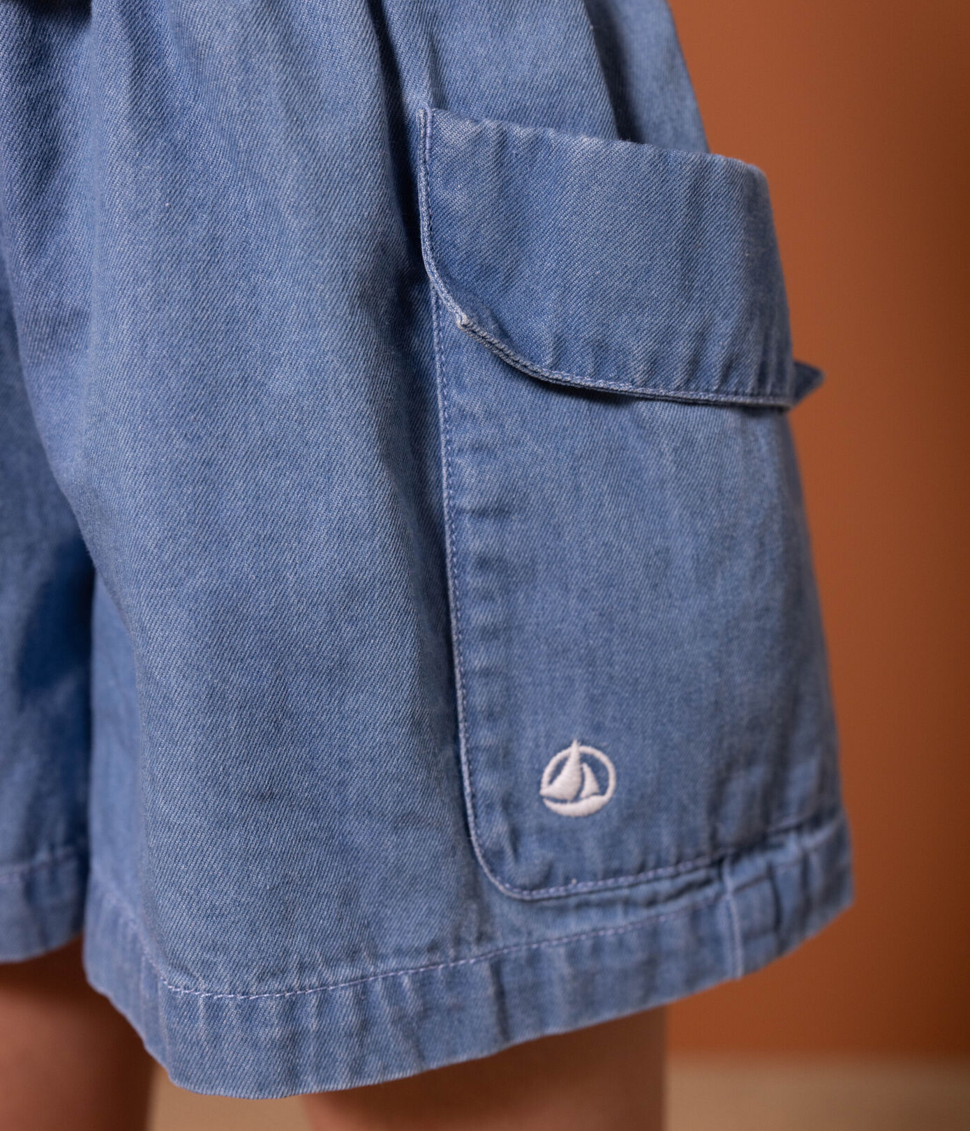 Short en denim enfant fille