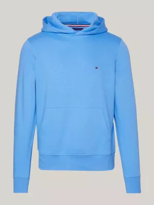 Moletom com capuz de corte regular e bordado de bandeira