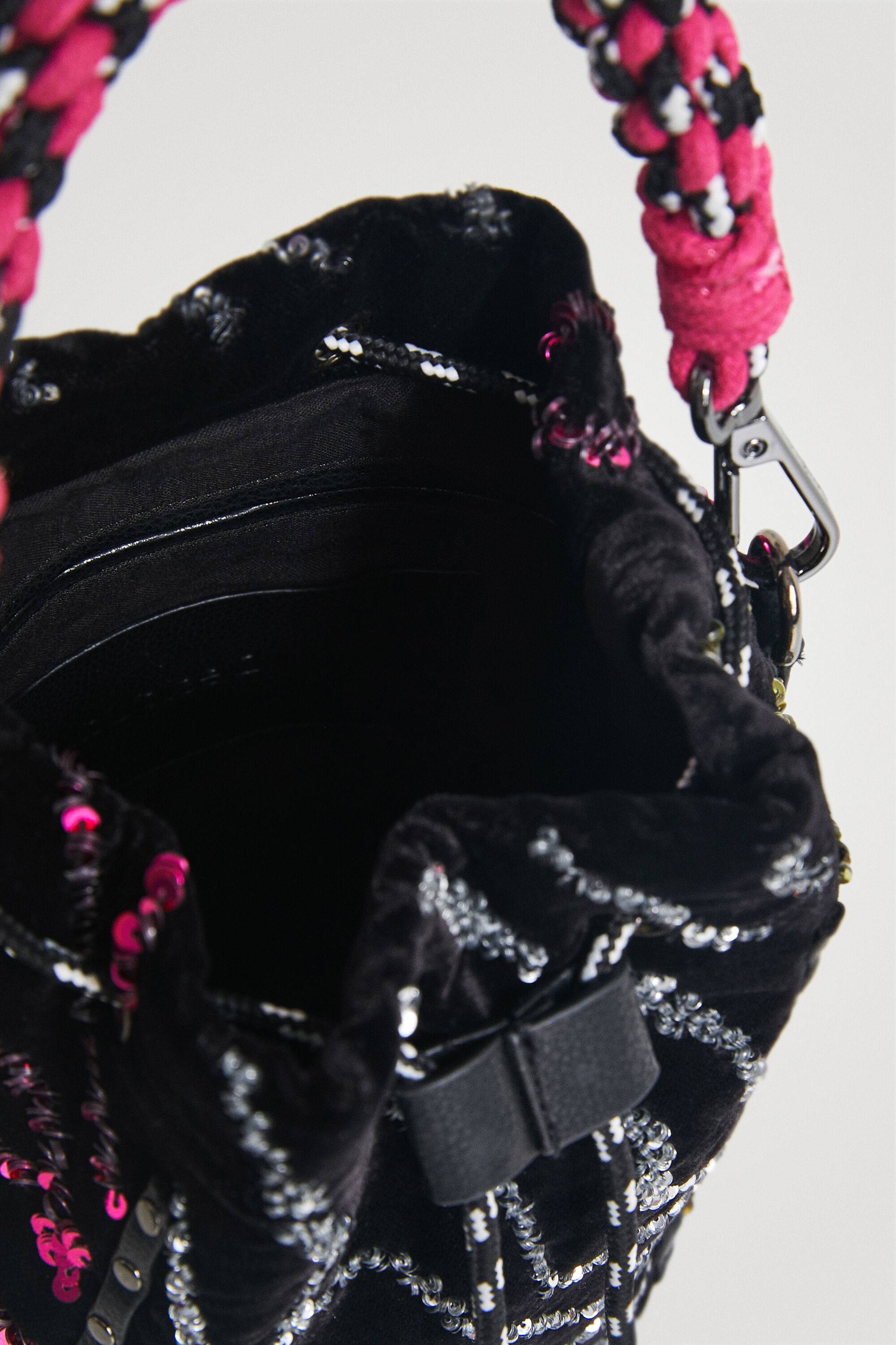 Mini sac sceau sequins