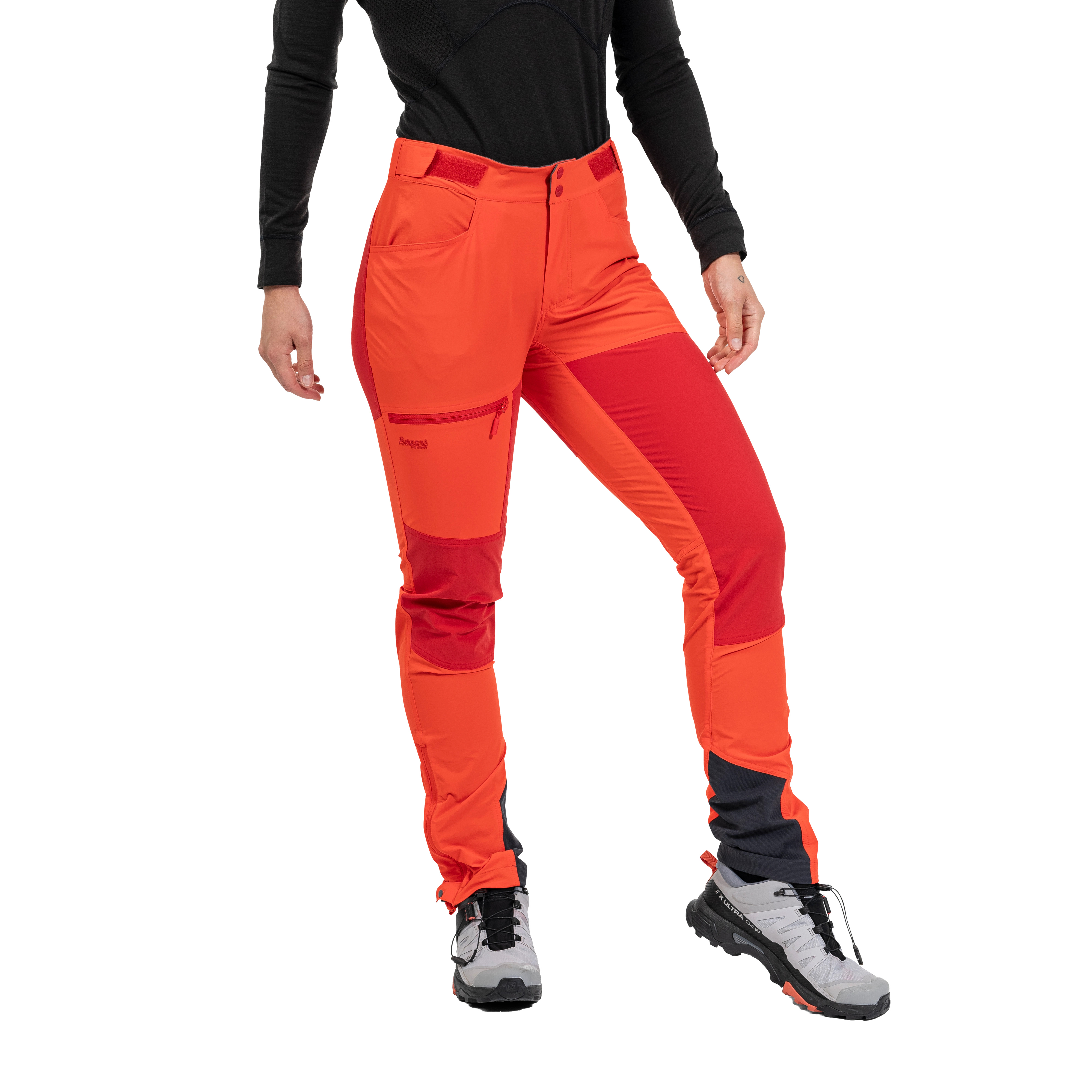 Cecilie Mountain Softshell Pants Energy Red