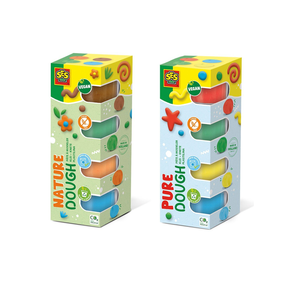 SES Creative - Modellervoks - Silkeblød Nature og Pure