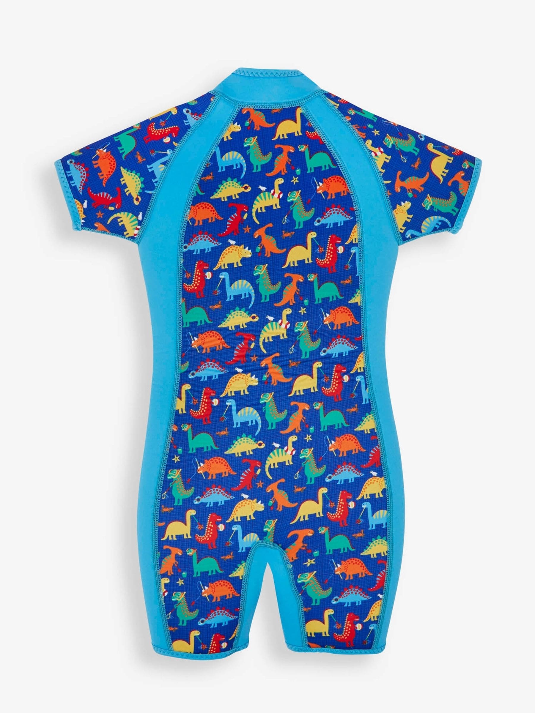 Blauw - JoJo Maman Bébé bedrukte junior wetsuit