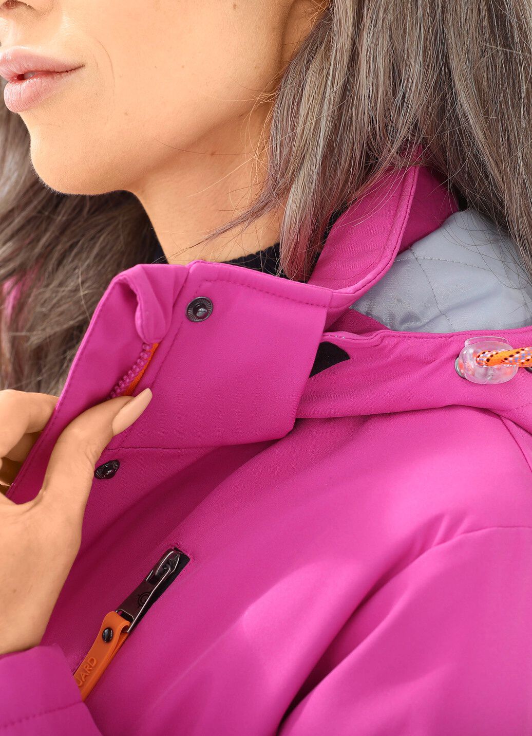 Longjacke aus Softshell