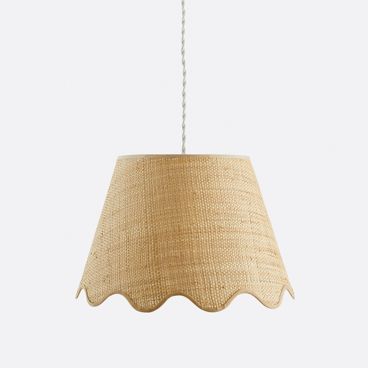 LA REDOUTE INTERIEURS<br>Luminária pendente de ráfia Ø35 cm, Dolka