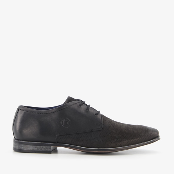 Bugatti leren heren veterschoenen zwart
