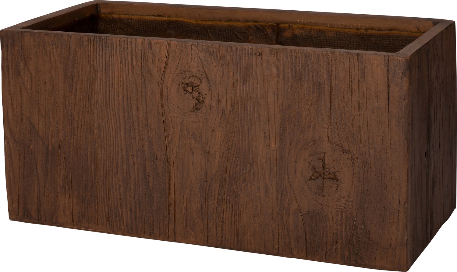 Intratuin plantenbak Lisse bruin 79 x 37,5 x 37,5 cm