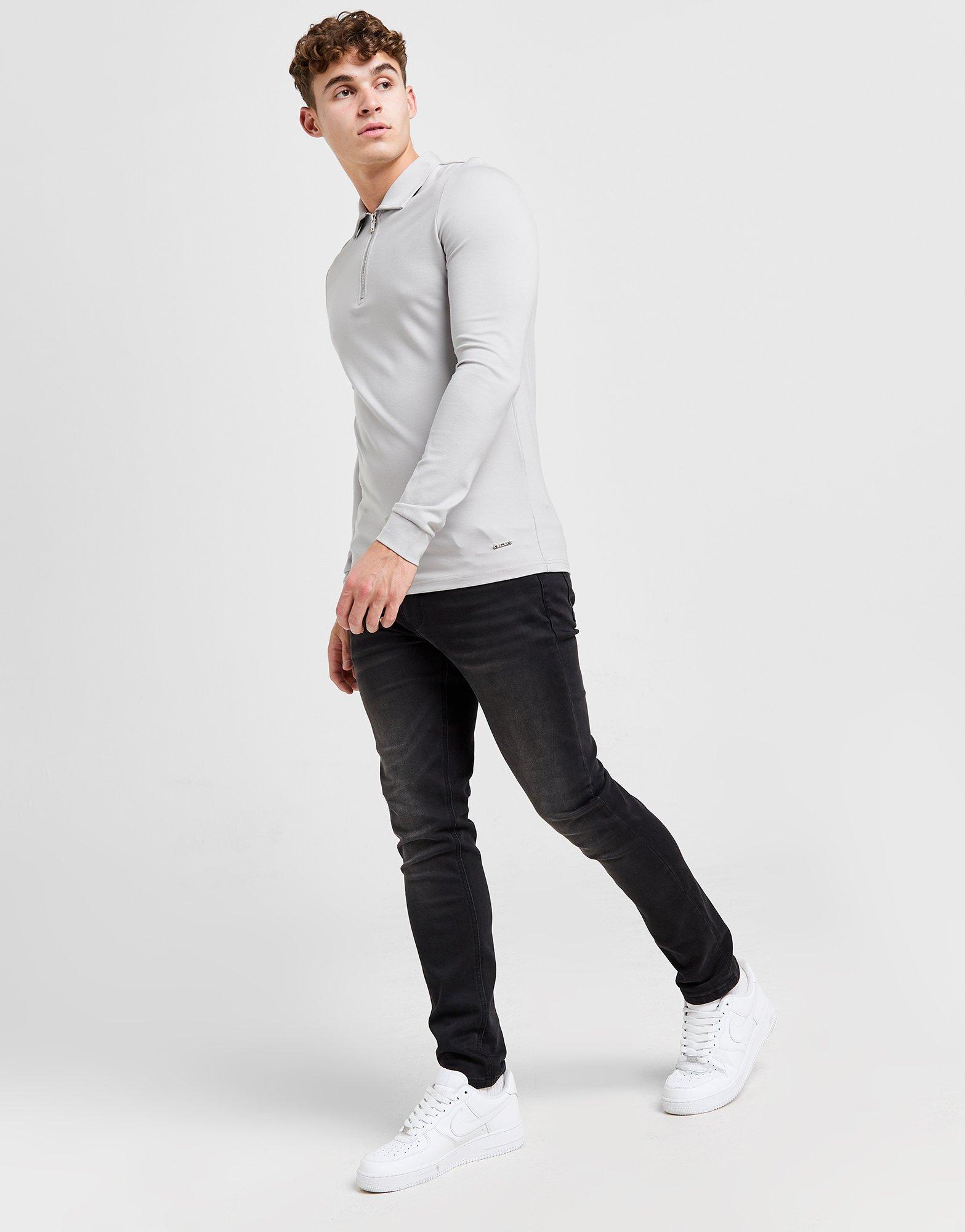 Belier Polo Zippé Manches Longues Homme