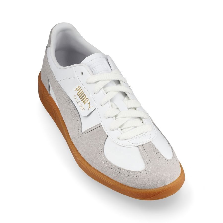 PUMA Chaussures Palermo Cuir - Noir/Blanc