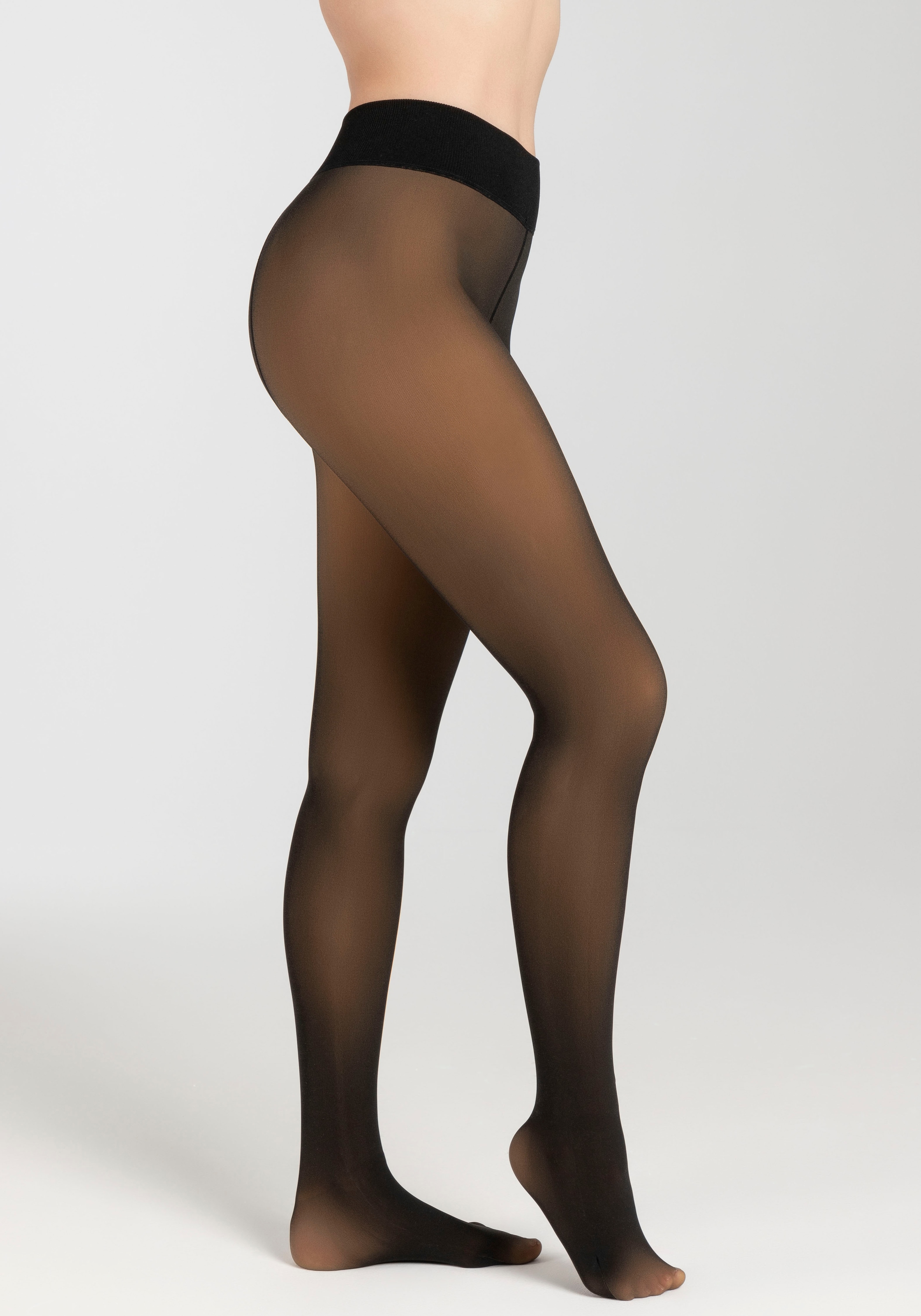 Camano Strumpfhose »comfort« 120 1er Pack,  Thermo Warm & Transparent Tights, 120DEN, Komfort-Baumwollzwickel