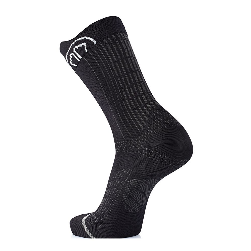 Sidas RUN ANATOMIC CREW - Chaussettes noir