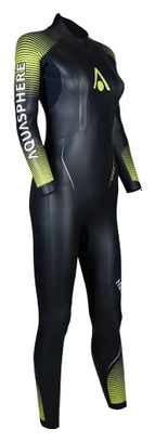 Combinaison Néoprène à Manches Longues Femme Aquasphere Exocet Ultra FS Lime