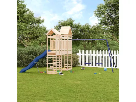 Aire de jeux d'extérieur bois de pin massif