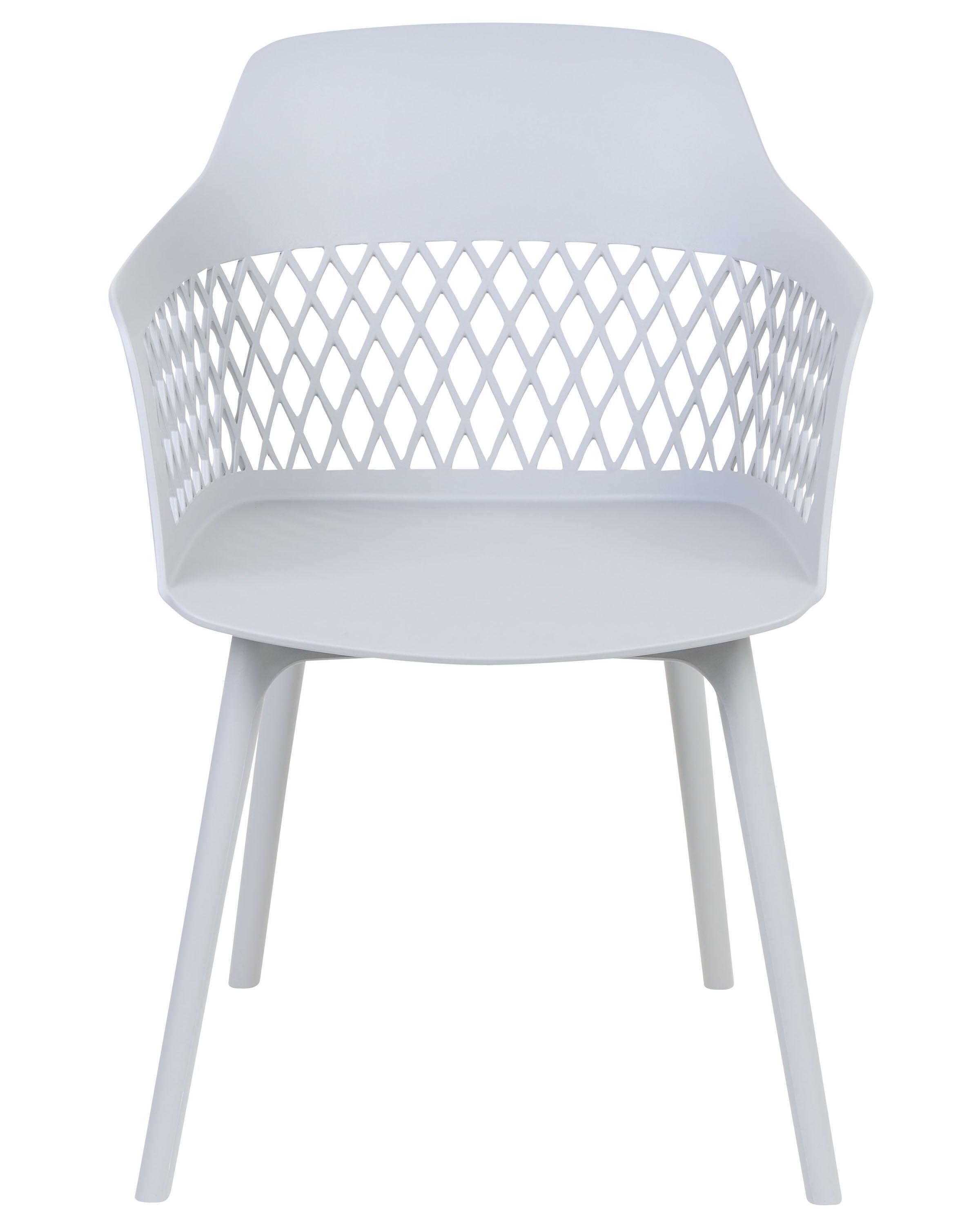 Set van 2 eetkamerstoelen ALMIRA Lichtgrijs