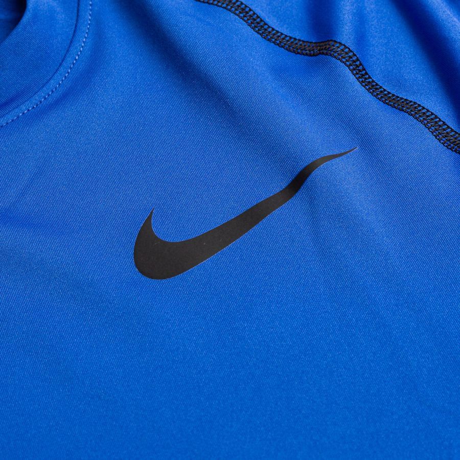 Nike Pro Top Dri-FIT - Bleu/Noir Manches Longues
