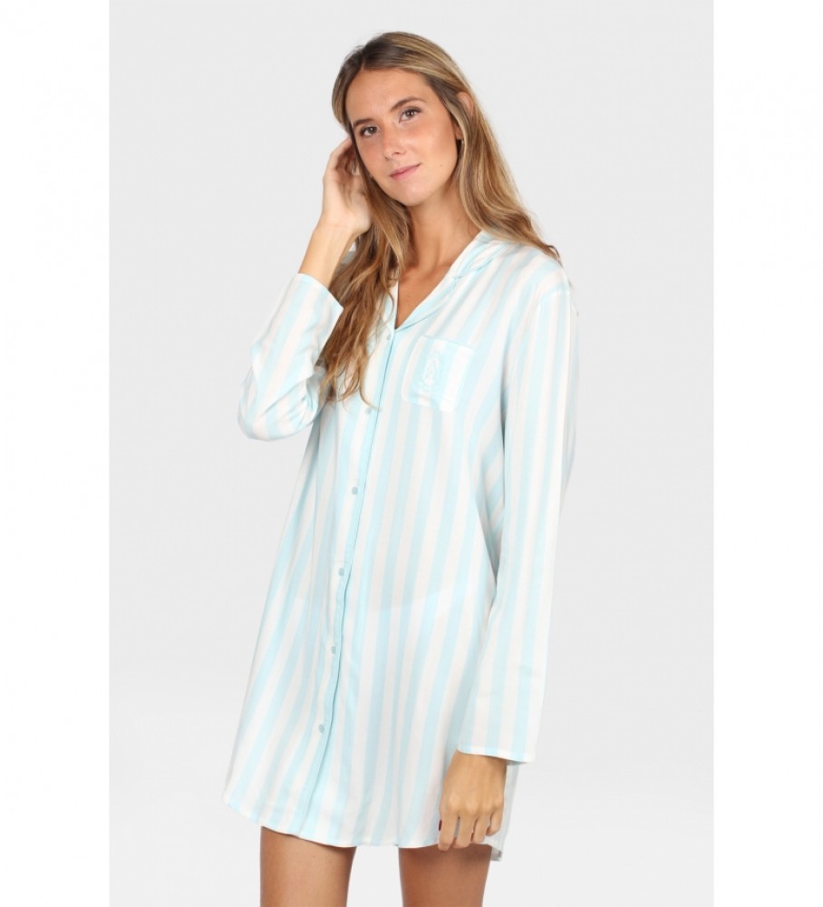 Camisola Admas com listras azuis