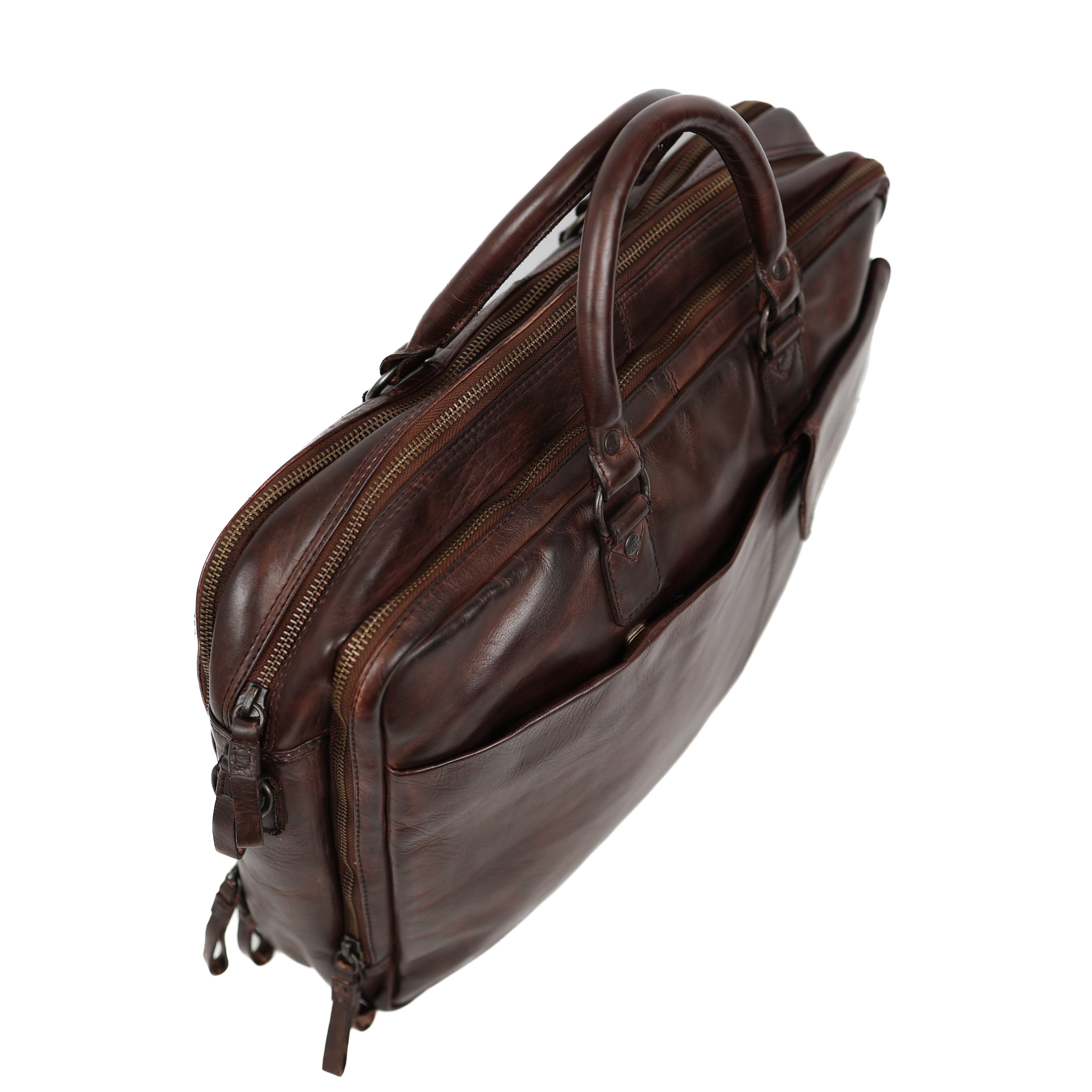 Laptoptas 'Silke' donkerbruin Brown