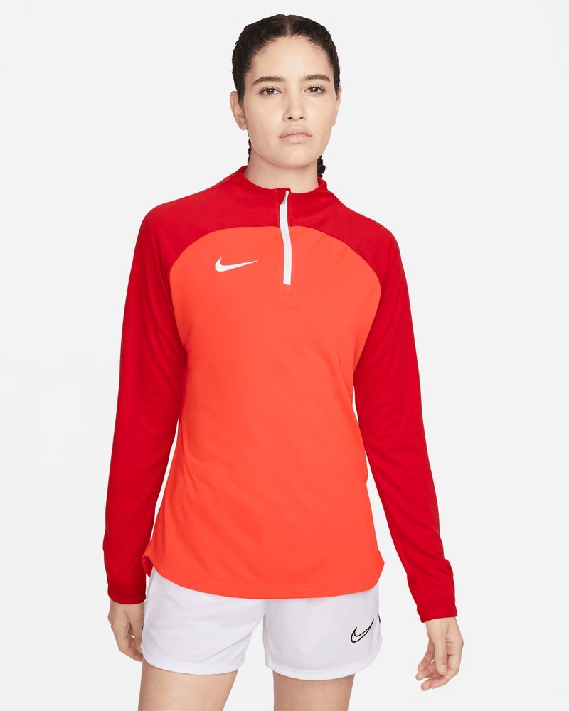 Haut d'entrainement 1/4 Zip Nike Academy Pro Rouge Crimson pour femme