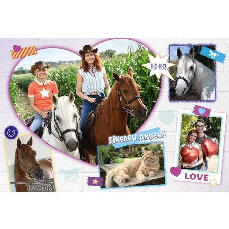 Schmidt Spiele Puzzle - Bibi & Tina Film 5, Mit Amadeus und Sabrina, 150 Teile