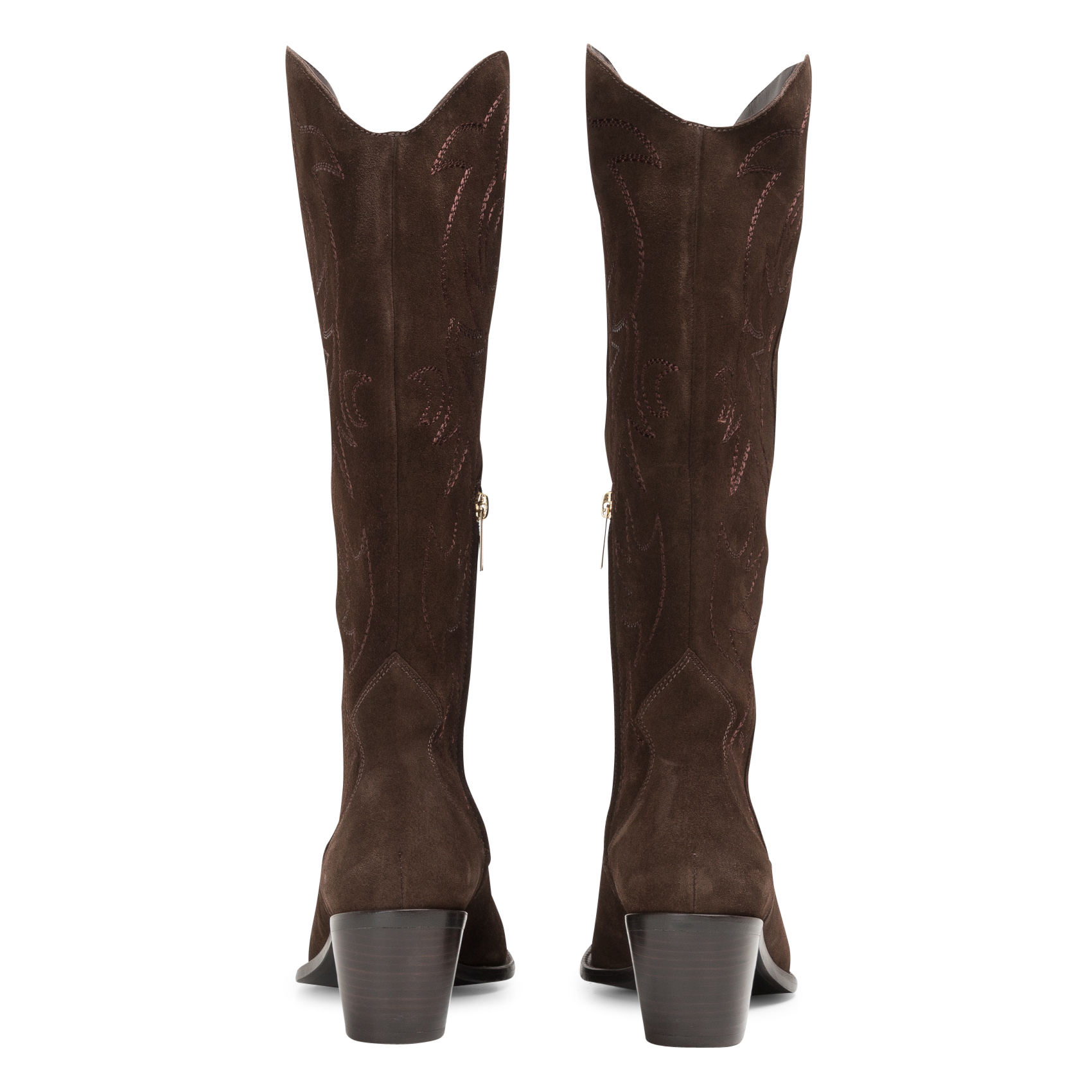 RUBY 50 - Bottes en cuir avec broderies | Marron