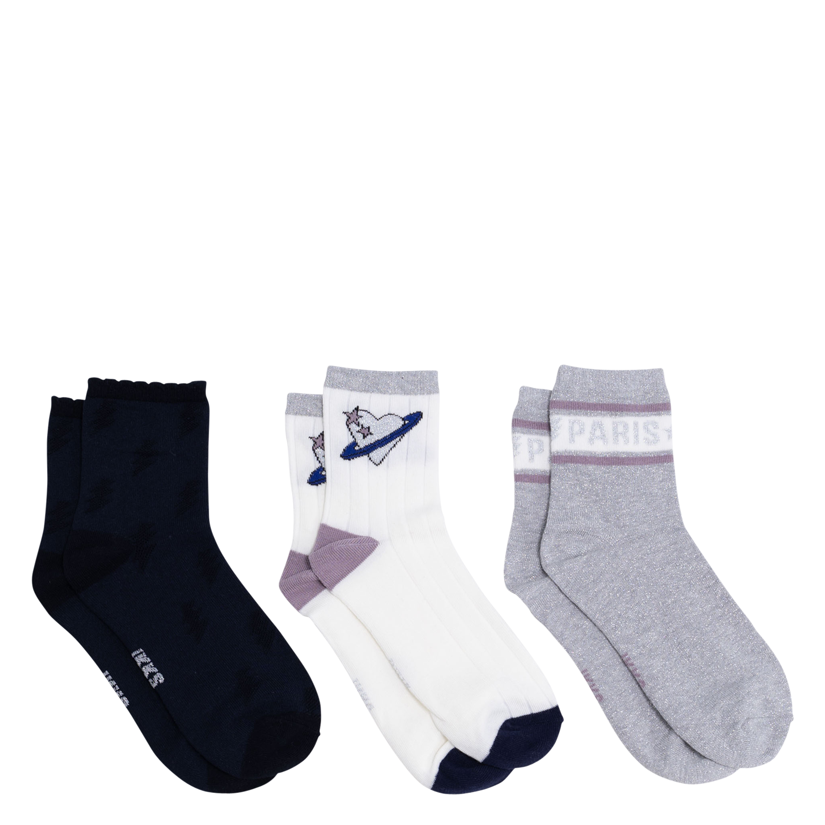Lot de chaussettes en coton mélangé | Bleu