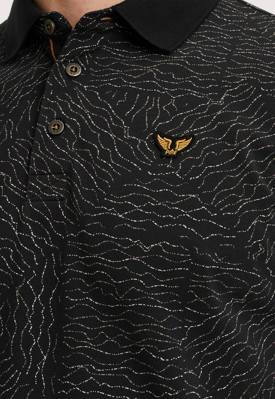 PME Legend All-over Piqué Polo