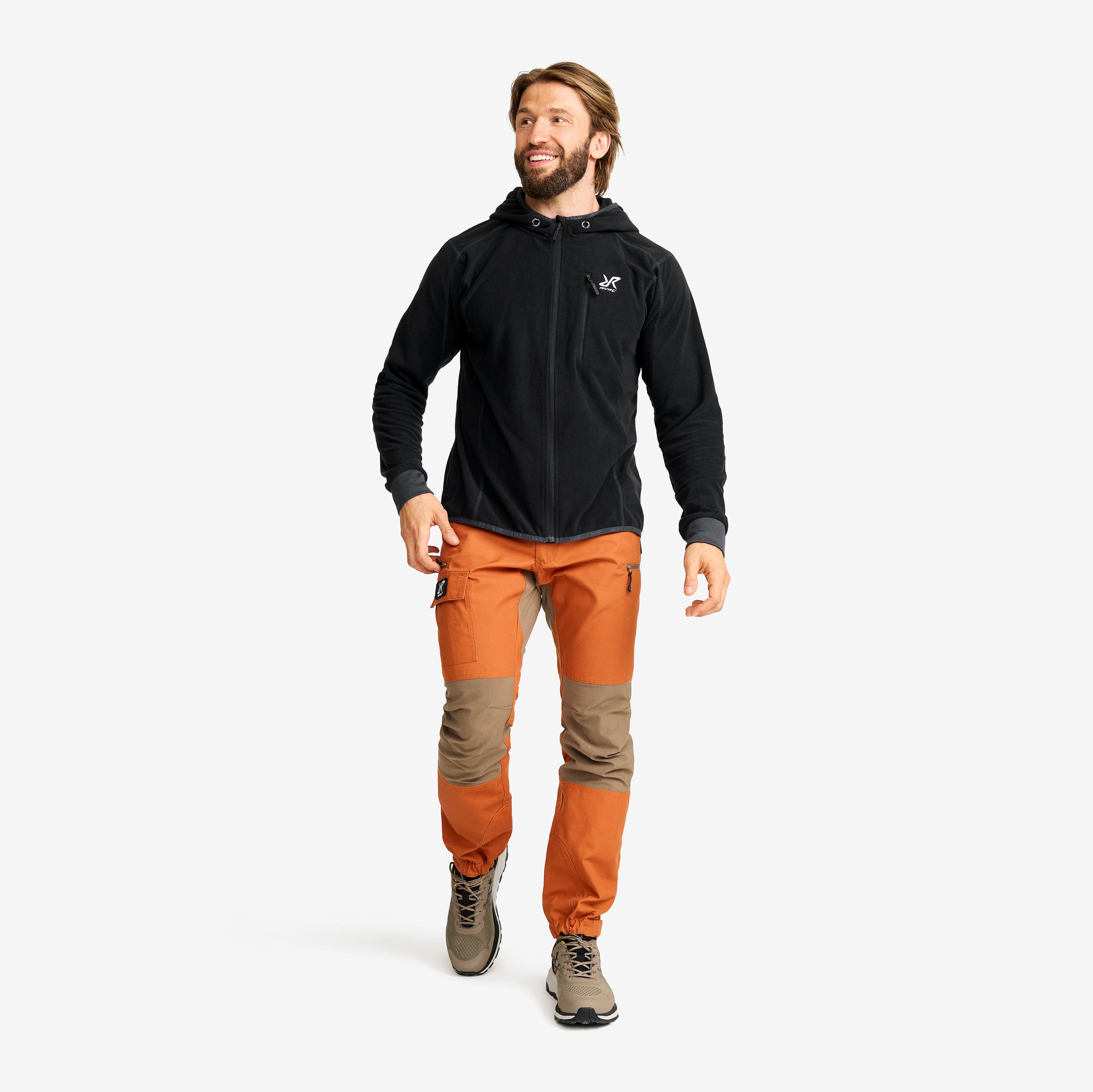 Trekker Hoodie Herre Black/Anthracite