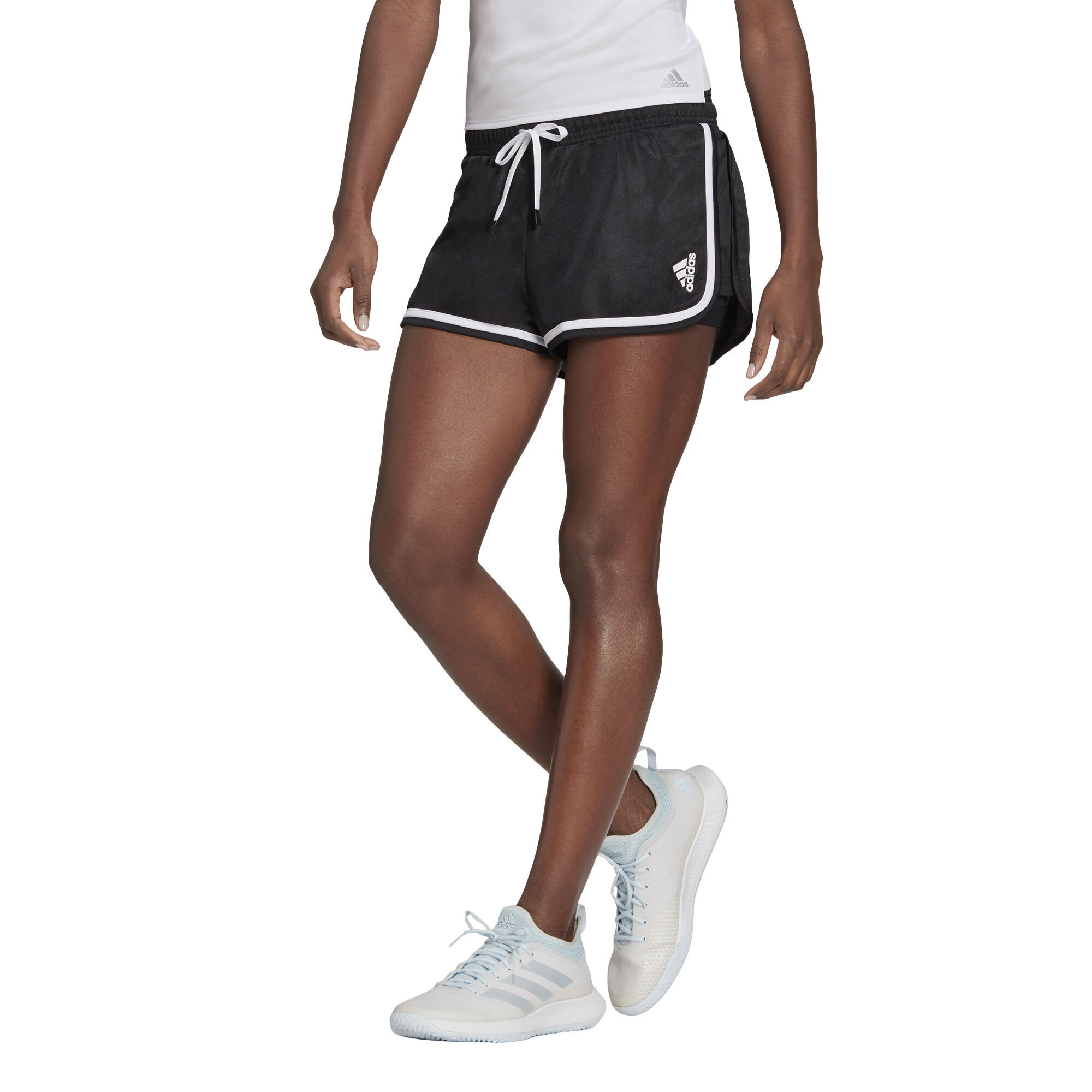 adidas Club Shorts Femmes - Noir , Blanc