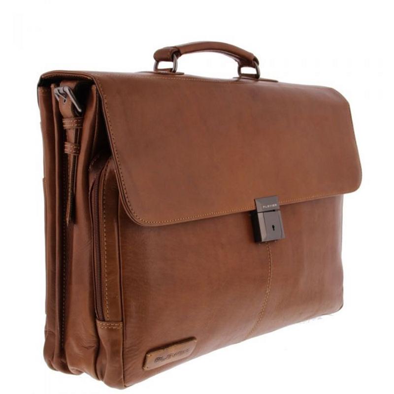 Plevier Decca Laptoptas 17,3 inch Bruin