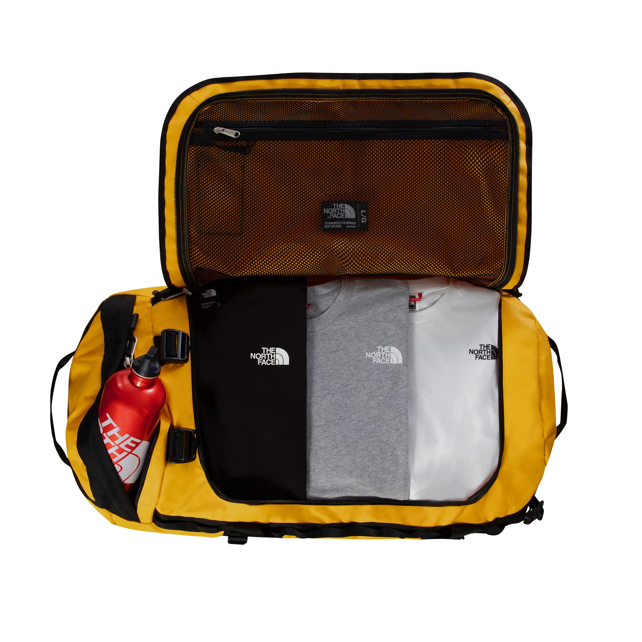 The North Face Base Camp Duffel - L Summit Gold/TNF Black