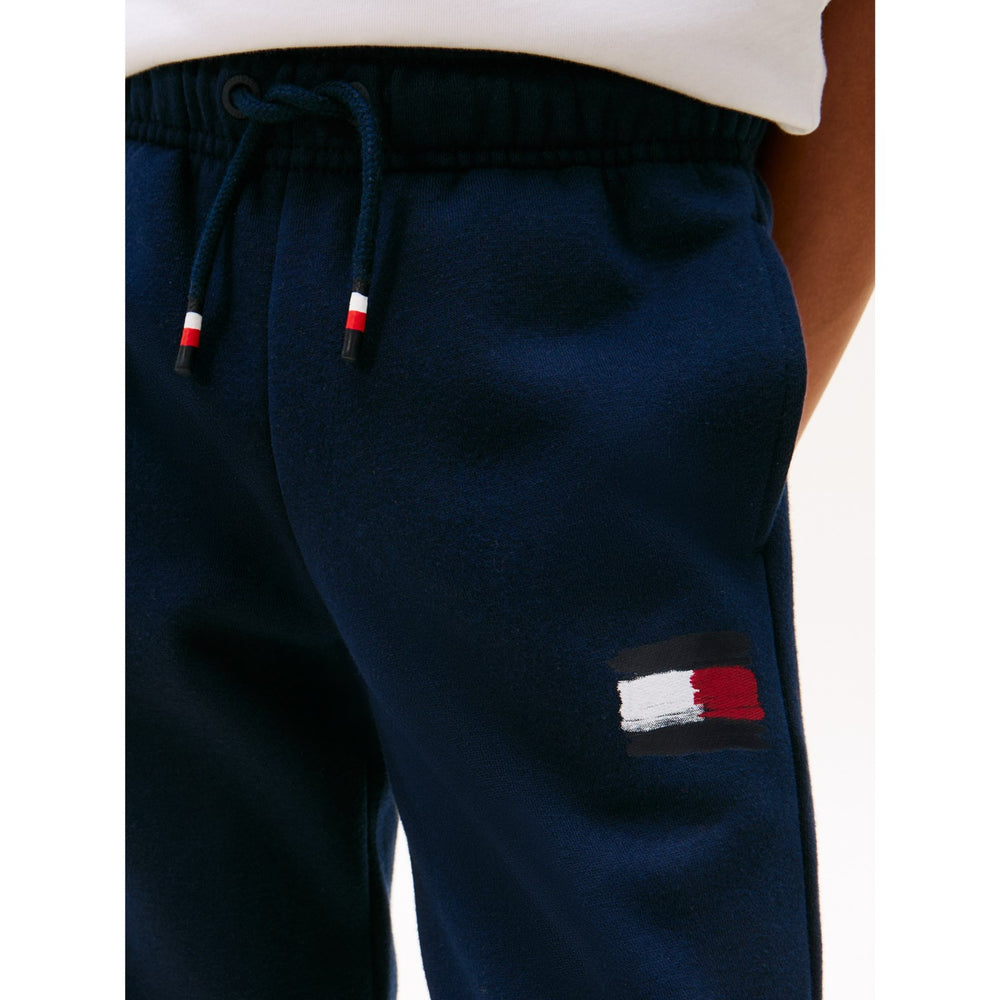 Køb Tommy Hilfiger Dark Night Navy Flag Sweatpants