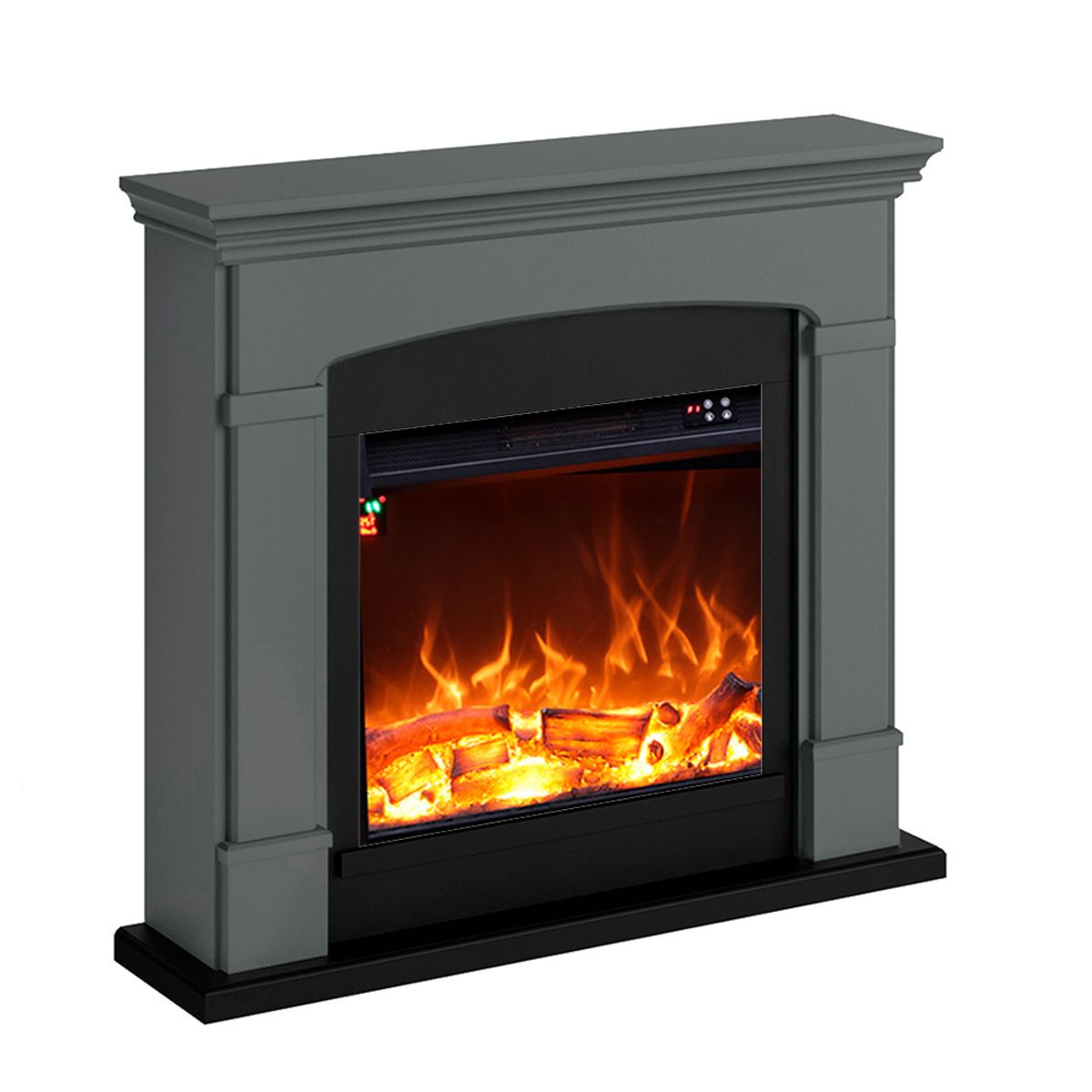 Cheminee murale 1500w fuego monica antracita