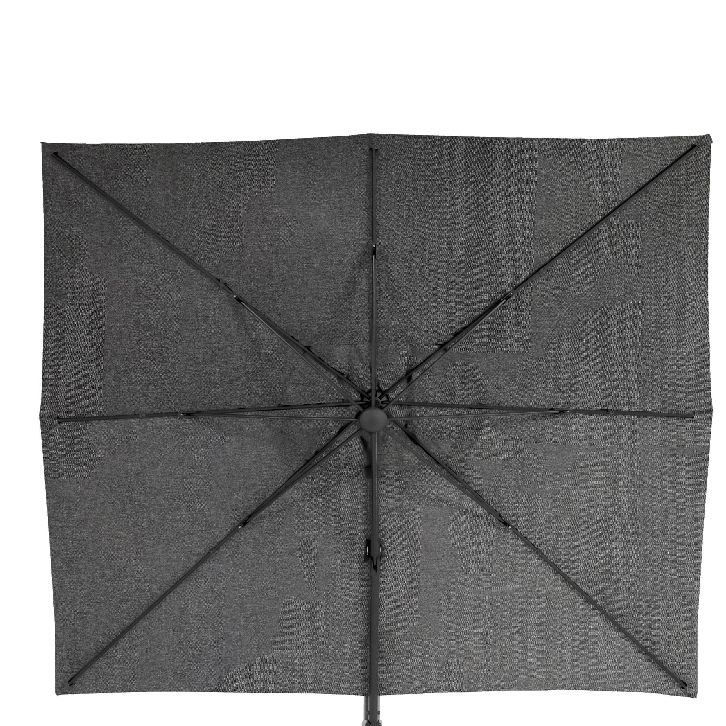 PARASOL DECENTRE ELEA 3X4M INCLINABLE SUNBRELLA ANTHRACITE