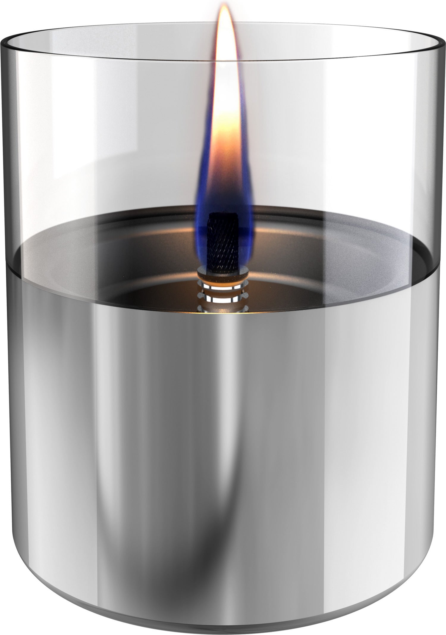 Tenderflame tafelhaard Lilly zilver D 10 H 10 cm