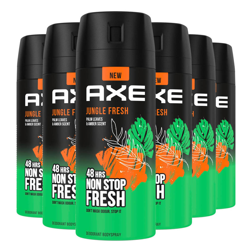 Jungle Fresh deodorant bodyspray - 6 x 150 ml