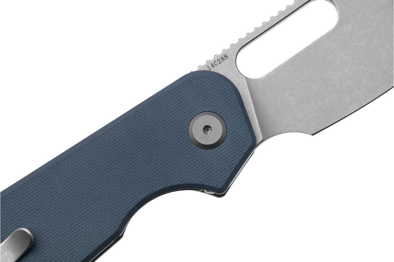 Eutektik EFD EFD-DSW-R Stonewashed 14C28N, Blue G10, zakmes