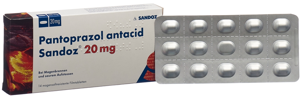 PANTOPRAZOLE Sandoz Filmtabl 20 mg Blist 14 Stk