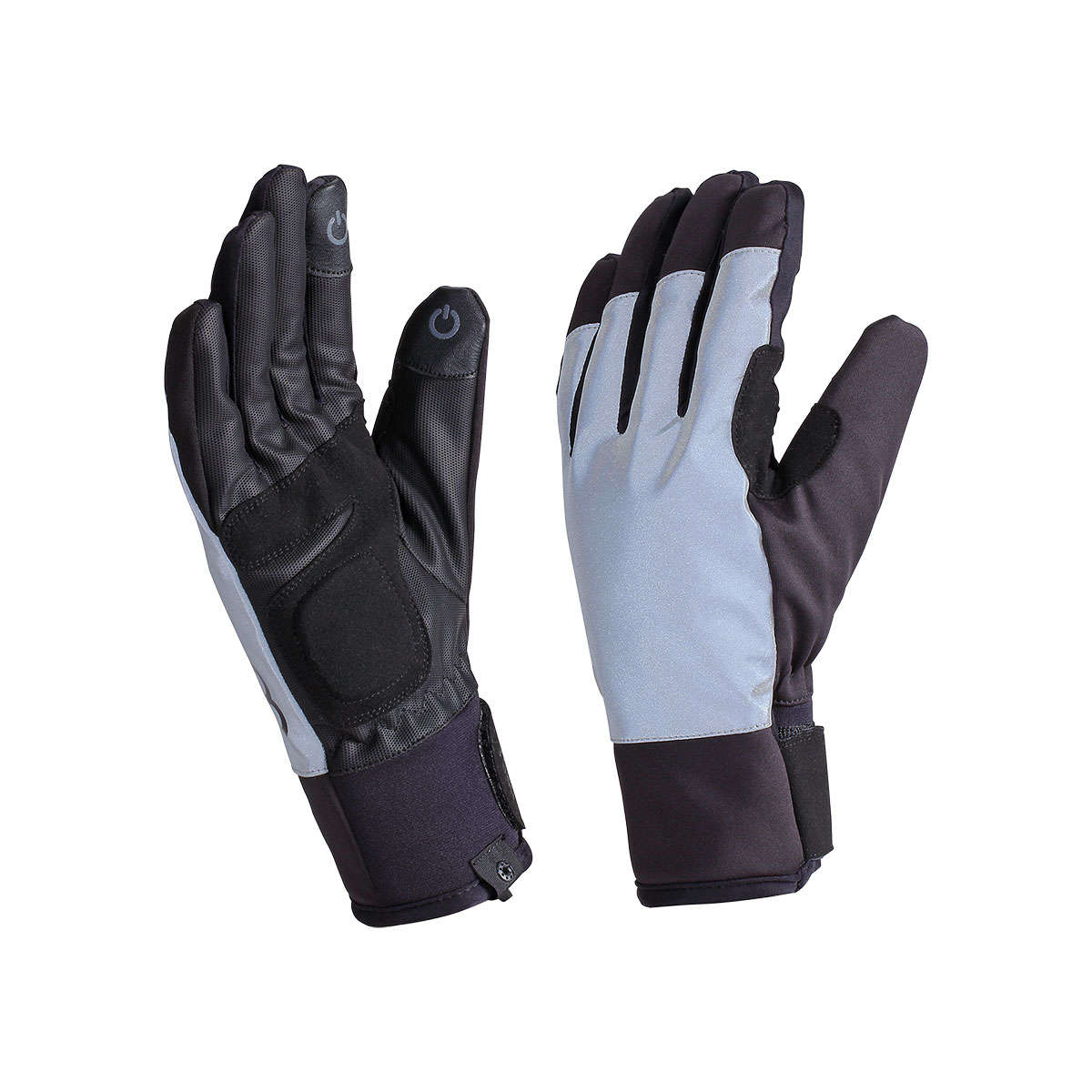 BBB Cycling ColdShield BWG-38 Reflecterende Winter Fietshandschoenen Zwart