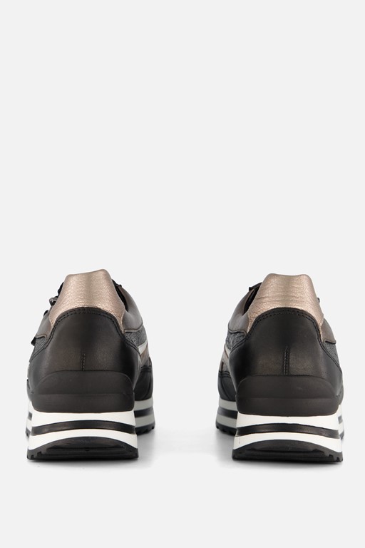 Gabor Sneakers zwart Leer