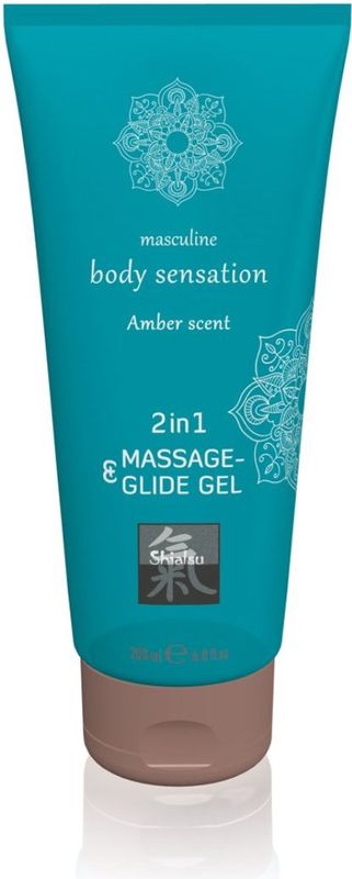 Shiatsu Massage- & Glide Gel 2 In 1 - Framboos