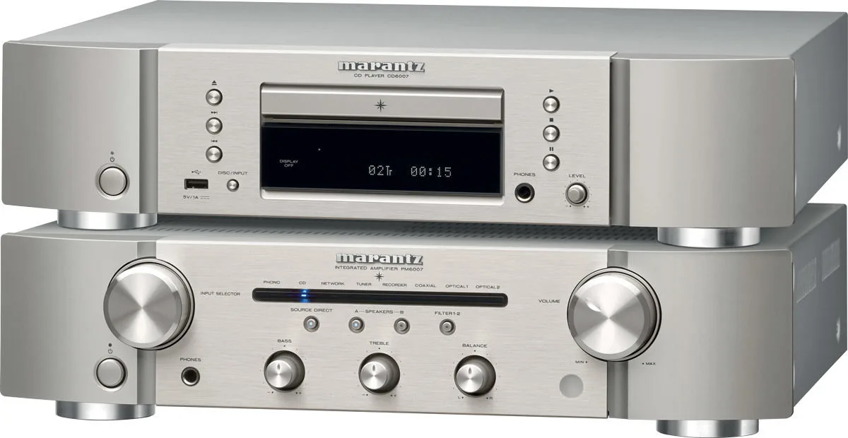 Marantz PM-6007   CD-6007 Silver Gold Chaînes hi-fi composées