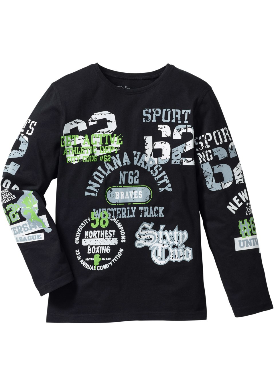 T-shirt manches longues garçon avec imprimé