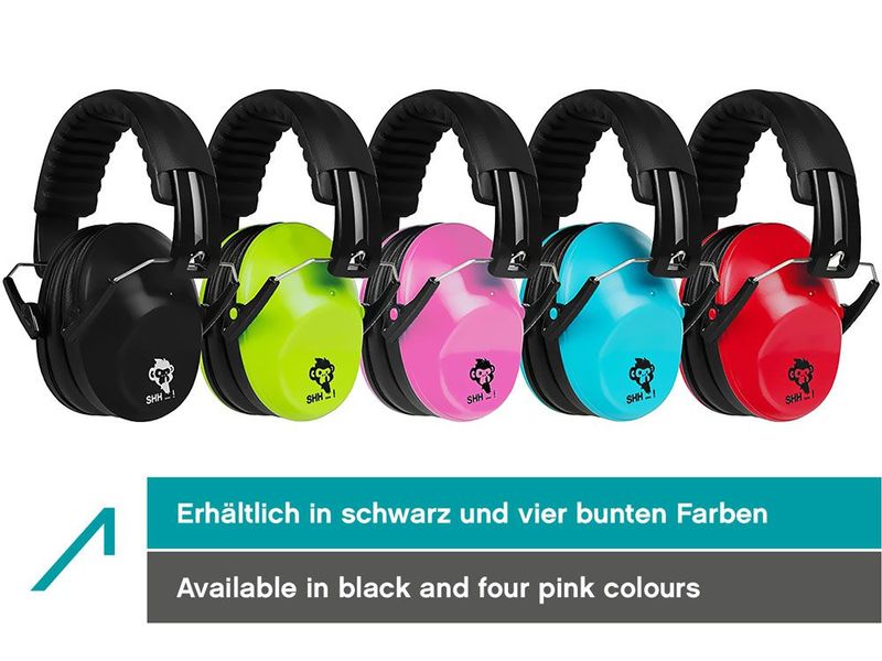 ACE SHH…! Gehörschutz ACE SHH EN 352-1 Zertifiziert, -26dB, Einstellbarer Kindergehörschutz