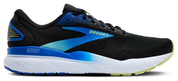 Chaussures Running Brooks Ghost 16 Noir/Bleu/Jaune Homme