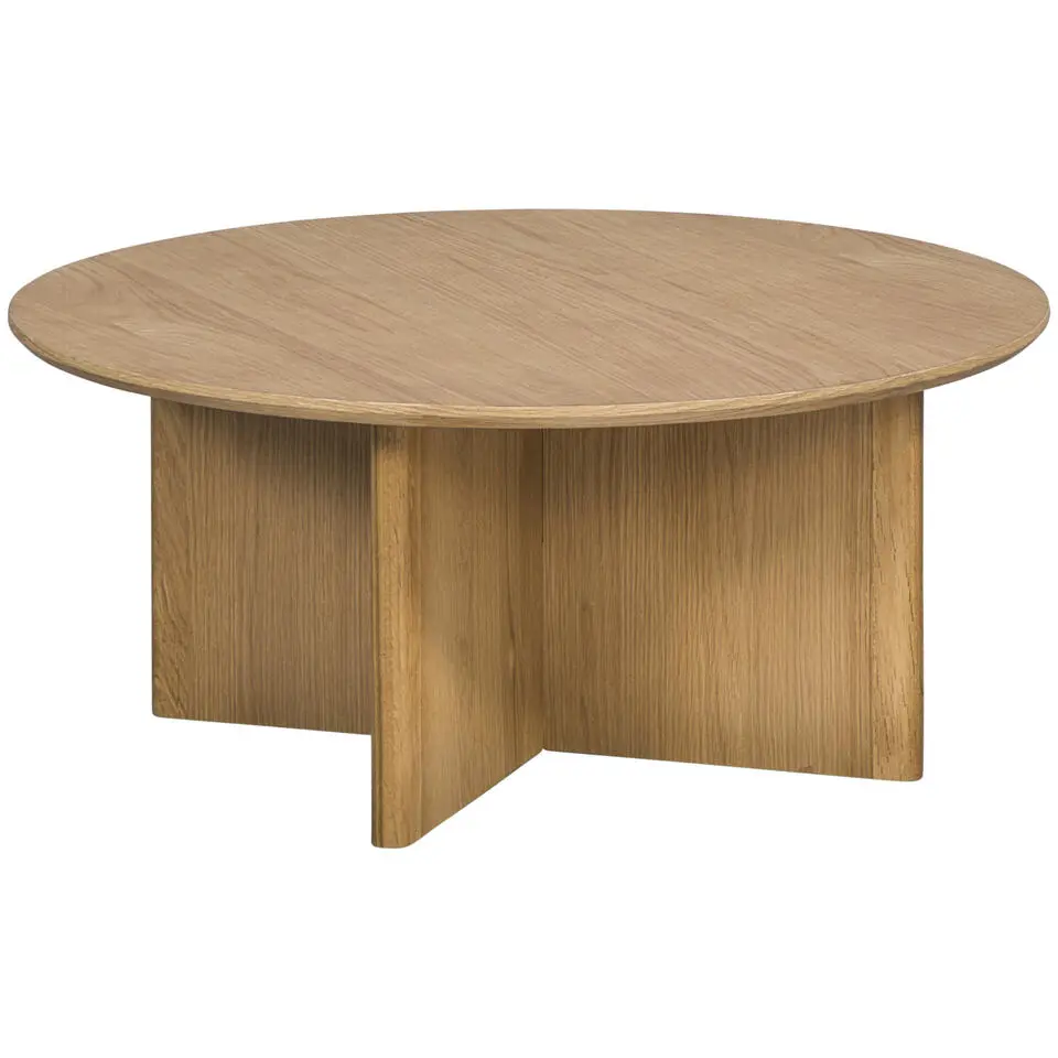 Salontafel Nicola - naturel - 35x80x80 cm